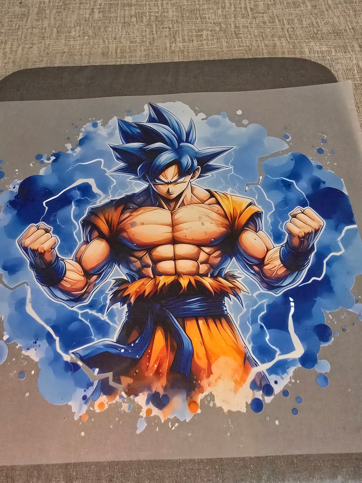 A17 DTF Goko Super Sayin Blue