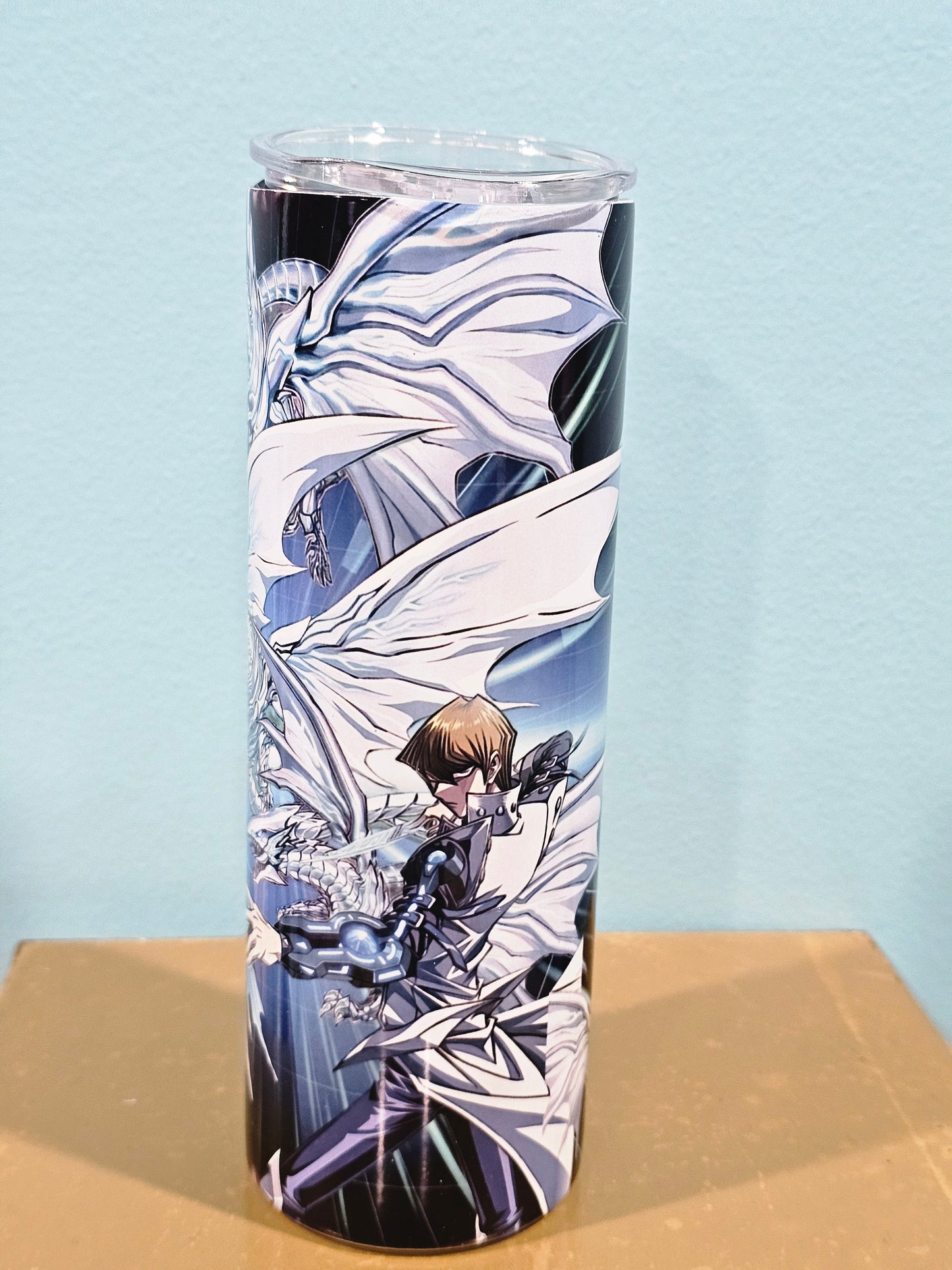 Blue Eyes YuGiHo Tumbler