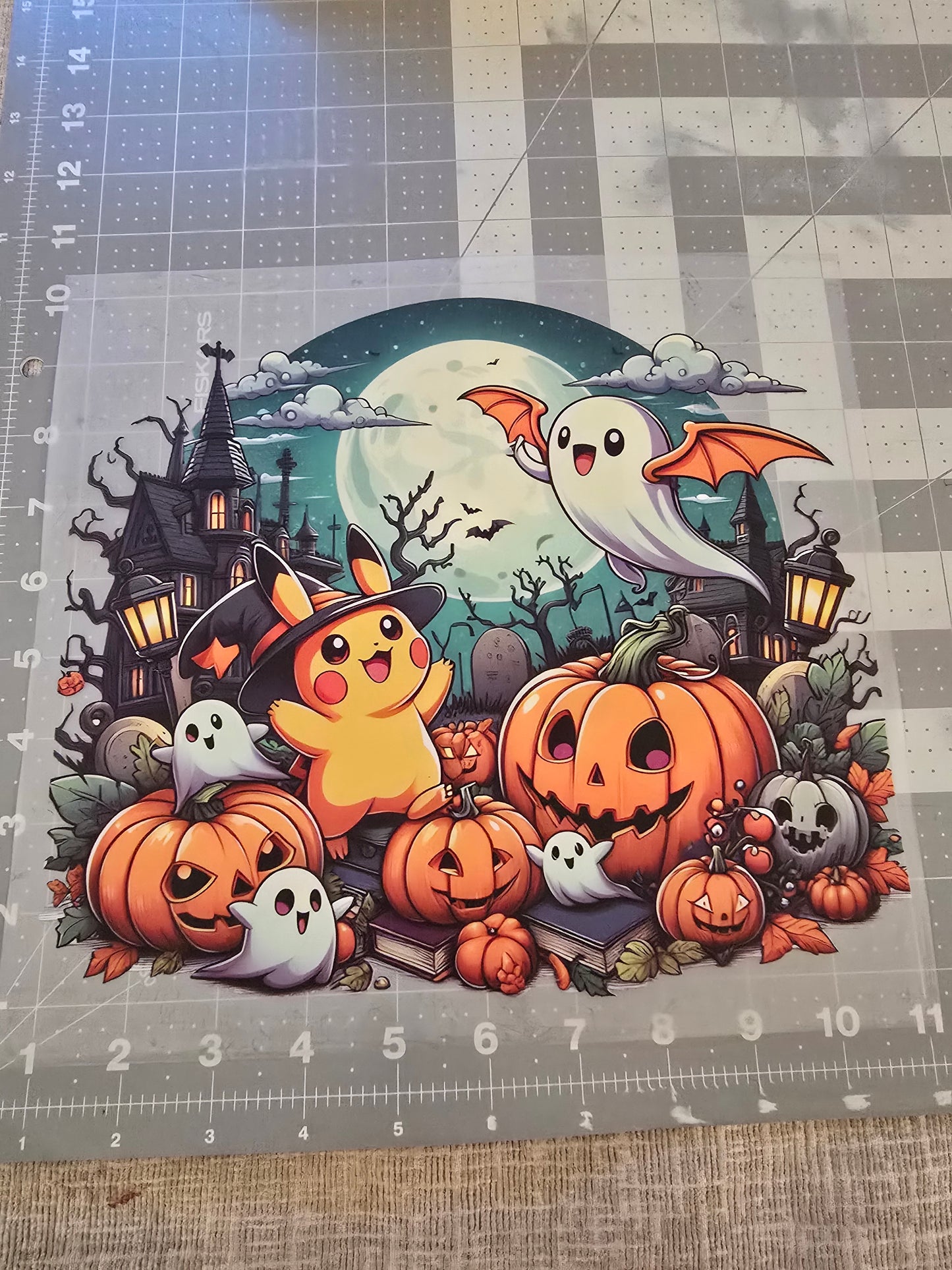 Pikachu Halloween DTF