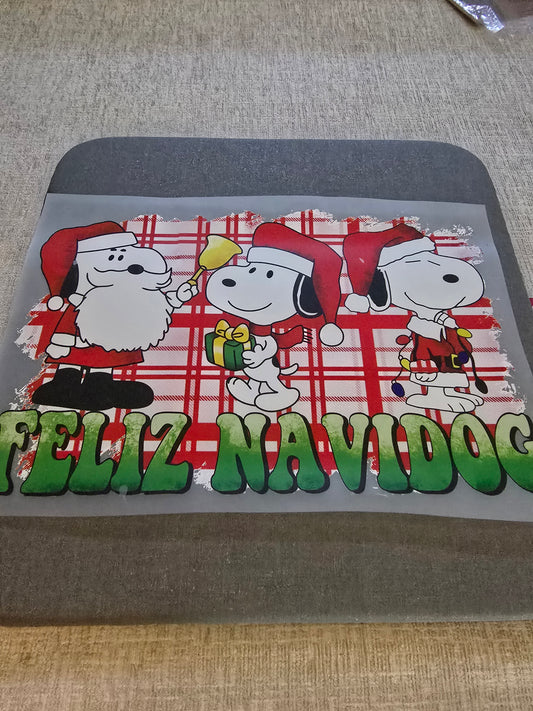 C15 Feliz Navidog DTF