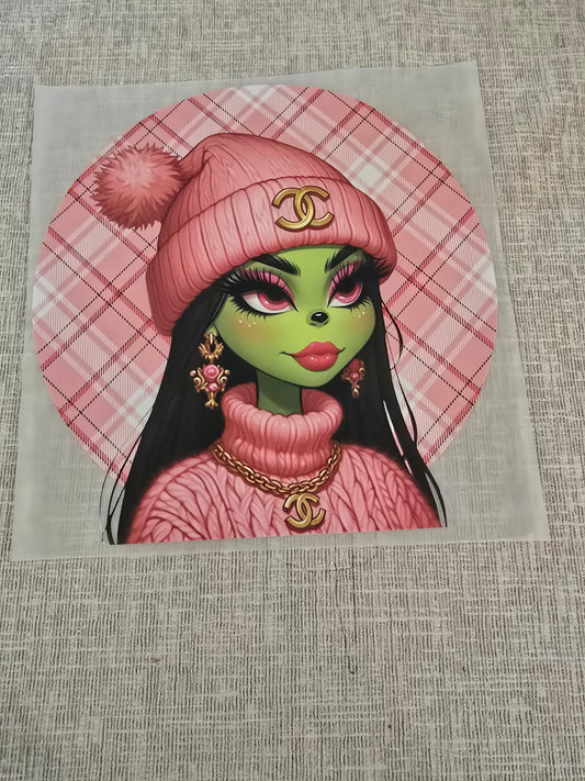 Grinch Girl DTF