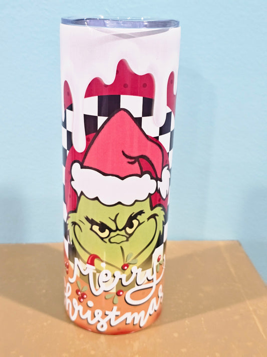 Grinch Merry Christmas Tumbler