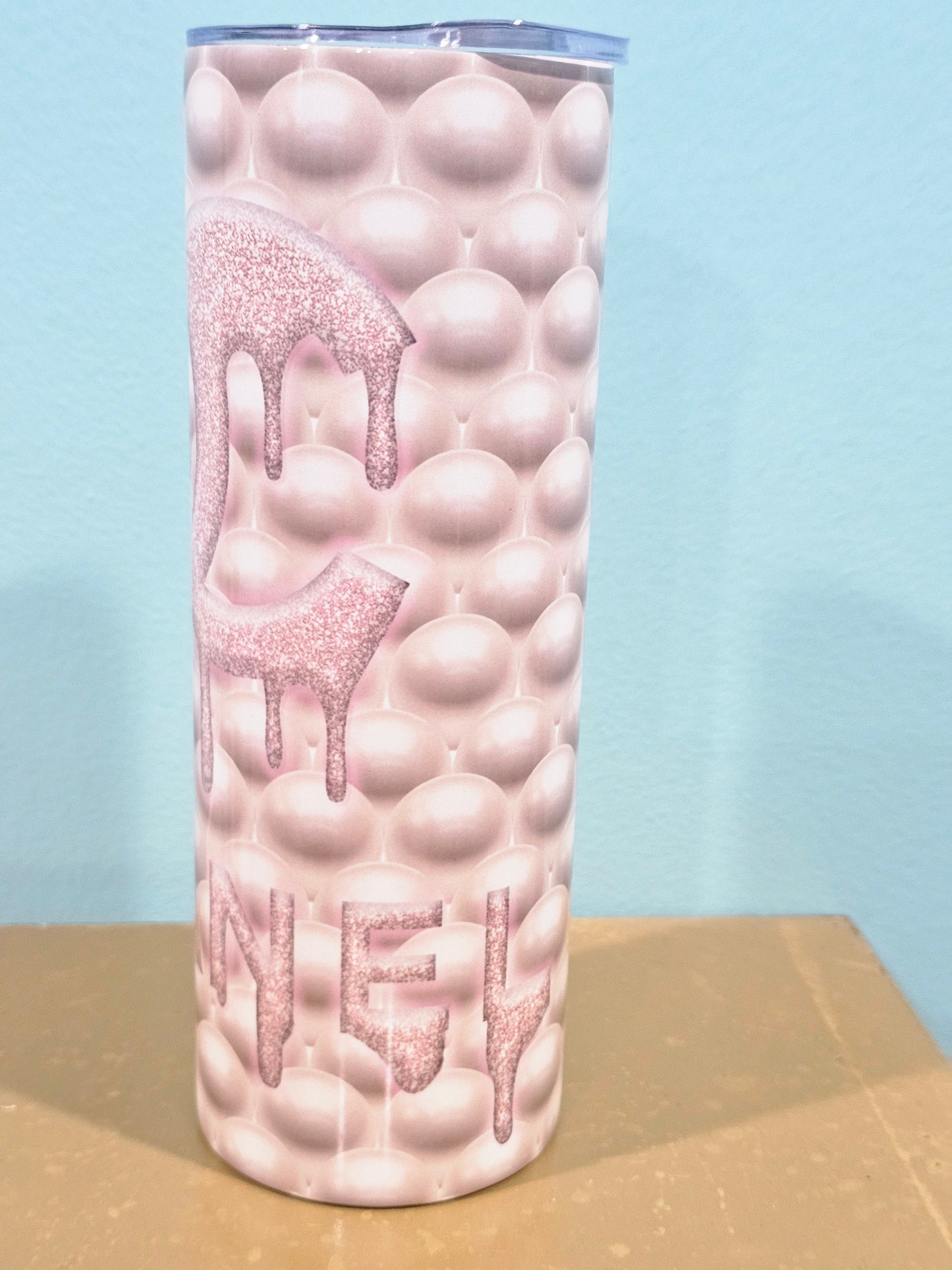 Pink Channel Tumbler 20 oz