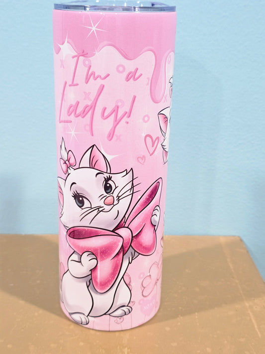 I am lady tumbler 20 oz