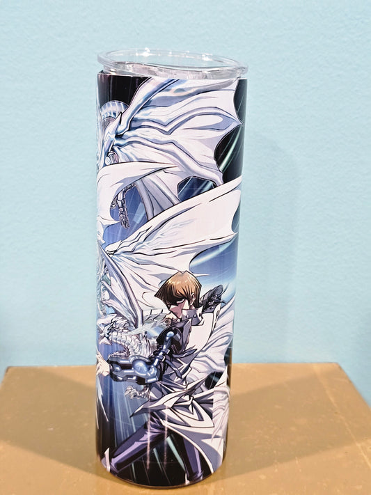 Blue Eyes YuGiHo Tumbler