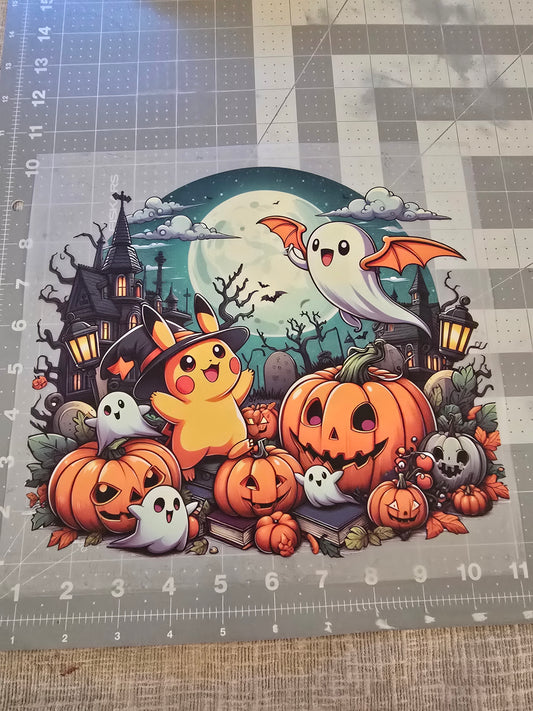 Pikachu Halloween DTF
