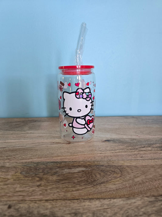 Hello Kitty Glass Cup