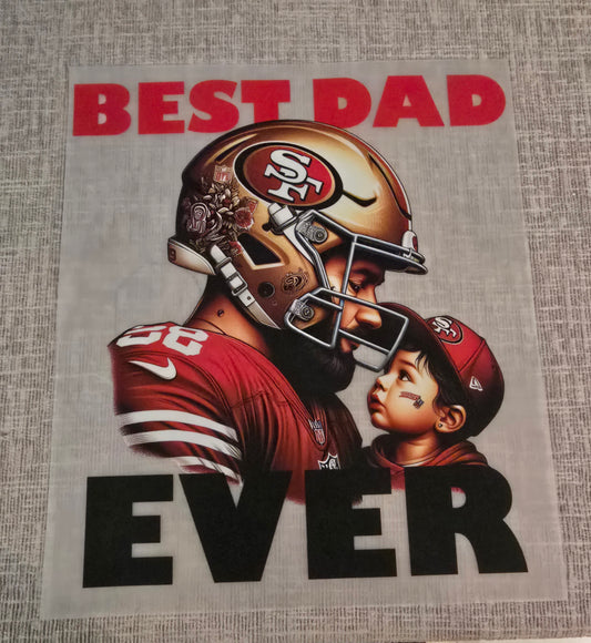 FB6 Best Dad Ever SF DTF Regular
